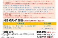 宜野湾市中小・小規模事業者等エネルギー価格高騰対策助成金※期限延長されました